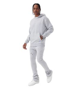 Conjunto Deportivo Acampanado para Hombre, Estilo Urbano, con Estampado Gráfico 3D Puff Print 2026, Sudadera con Capucha y Pantalones Jogger con Bajo sin Rematar y Borde Cortado - Product Image 1