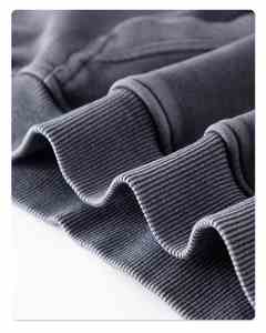 Sudaderas de Algodón Personalizadas al por Mayor OEM, Sudaderas con Capucha Oversize con Estampado Gráfico y Logo, Estilo Urbano con Dobladillo Desgastado para Hombre - Product Image 2