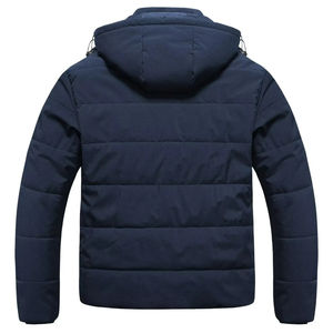 Haute Qualité Léger Puffer Veste D'hiver Personnalisable Toile Respirant Fermeture Éclair Coupe-Vent Col Montant À La Mode En Plein Air - Product Image 4