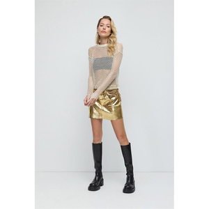Blusa de malla de manga larga - Product Image 1