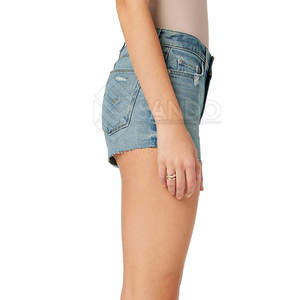 Venta al por mayor de tallas grandes de las mujeres pantalones cortos vaqueros de bajo precio de las mujeres pantalones cortos de material duradero de las mujeres pantalones cortos vaqueros para adultos - Product Image 3