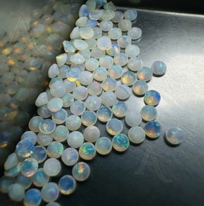 โอปอลเอธิโอเปียธรรมชาติทรงกลมเจียระไนแบบคาโบชอง สำหรับทำเครื่องประดับ ราคาโรงงาน - Product Image 3