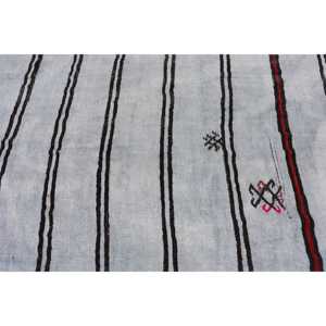 Alfombra Turca Grande, Alfombra Vintage de 4.8x10.8 pies, Alfombra de Lana Azul - Product Image 5