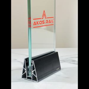 Aluminio 6063 T6 Triángulo Feri Barandilla Canales y accesorios para la construcción de apartamentos Feri Barandilla Kits para barandilla de apartamento - Product Image 3