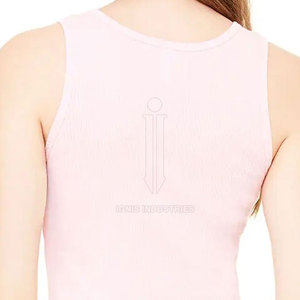 Camisetas sin mangas para mujer al por mayor, aceptamos piezas con logotipo personalizado, camiseta sin mangas deportiva suave para correr, calidad superior, transpirable, personalizable - Product Image 6