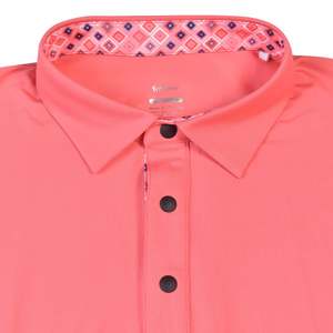 Robe de golf respirante en polyester tricoté 100% pour hommes, couleur rouge Handee - Product Image 3