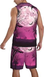 Ensemble de maillots de basket-ball pour hommes, design personnalisé, respirant, séchage rapide, réversible, avec motif léopard, couleur personnalisée, service OEM - Product Image 6