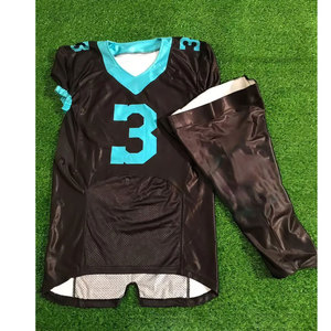 Uniforme de football américain brodé 32 équipes uniforme de football américain le plus populaire en gros stock bon marché - Product Image 4