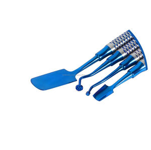 Juego de Cucharas y Porta Insumos Manuales de Acero Inoxidable para Injertos Dentales, Instrumentos Endodónticos y Periodontales para Implantes - Product Image 3