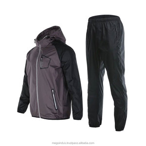 ชุดวอร์มเล่นกีฬาสำหรับผู้ชายชุดออกกำลังกายผ้าโพลีเอสเตอร์/ ผ้าฝ้ายขนาดใหญ่พิเศษสำหรับใส่วิ่งออกกำลังกายในยิม - Product Image 3