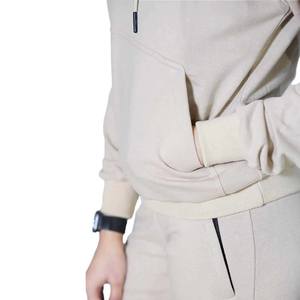 Conjunto Deportivo de Algodón Grueso con Capucha para Mujer, Talla Grande, Logotipo Personalizado 2025, Transpirable, Informal, en Todos los Colores, para Invierno - Product Image 4