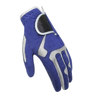 Gants de golf en cuir de haute qualité avec logo personnalisé, couleur unie, peau de mouton, main gauche et droite, protection UV pour le sport - Product Image 4