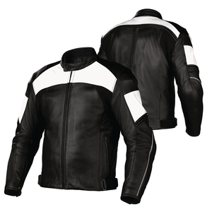 Chaqueta de Motociclismo de Cuero Profesional Nueva para Carreras, Precio de Mayoreo, Chaquetas de Motocicleta de Cuero Genuino para Hombre de Diseñador - Product Image 3