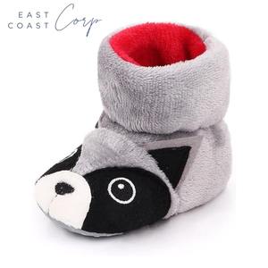 Botas de nieve de invierno para bebés Unisex, botines de lana acogedores para recién nacidos, calcetín cálido para caminar, Zapatillas para niños y niñas, tobillo occidental - Product Image 3