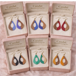 Ovely-pendientes de arroz acrílicos, - Product Image 1