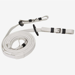 Rienda Ecuestre de Alta Calidad, Venta Caliente, Personalizada, al por Mayor, de 16 mm, Negra y Blanca con Agarre - Product Image 6