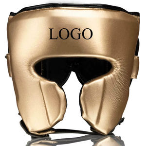 Protections de tête en cuir pour l'entraînement de boxe MMA - Protection d'arts martiaux personnalisable de haute qualité - Product Image 1