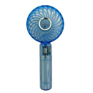 พัดลมไฟฟ้าขนาดเล็กแบบมือถือชาร์จผ่าน USB โปร่งใสดีไซน์อัจฉริยะสำหรับนักเรียนหอพักตั้งแคมป์ - Product Image 2