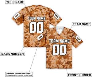 Maillots de Football Américain de Haute Qualité Séchage Rapide Respirant Sublimation Personnalisée Polyester Camouflage Maille Tissu Court Plus La Taille - Product Image 5