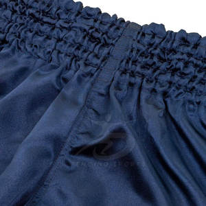 กางเกงขาสั้นสไตล์ใหม่สำหรับผู้ชายกางเกงขาสั้นมวยไทยสีทึบออกแบบได้ตามต้องการ - Product Image 5