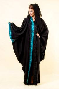 Alta calidad Dubai Color negro Modesto Abaya Venta caliente en Medio Oriente - Product Image 2