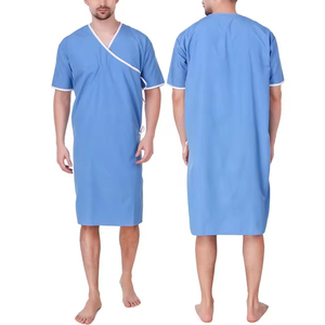 Robe d'hôpital en coton polyester de qualité supérieure pour patients - Product Image 1