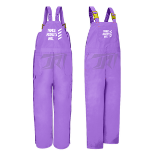 Ensemble de vêtements de sécurité de haute visibilité réfléchissants imperméables de qualité supérieure OEM violet, vêtements de travail industriels durables en polyester à boutons - Product Image 3