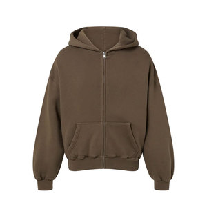 Sweat à capuche en molleton pour homme, coupe ample, ultra doux, avec poches - Product Image 2