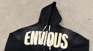 Tissu éponge français Hommes Street Wear Détresse Broderie Survêtement Logo Personnalisé Coton Hommes Vintage Soleil Fade Top Qualité Survêtement - Product Image 6