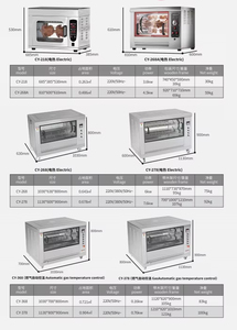 Toaster Chicken <span class=keywords><strong>Oven</strong></span> <span class=keywords><strong>Gas</strong></span> Automatische Temperatur regelung Küchen ausstattung - Product Image 2