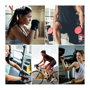 Guantes de entrenamiento para levantamiento de pesas con soporte para muñeca Guantes de gimnasio para hombres y mujeres - Product Image 6