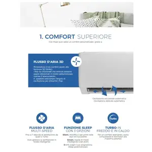 Aire Acondicionado Split Dual Gree Pular R32 12000+12000 A++ Inverter con Conectividad WiFi, Ahorro de Energía y Frecuencia Variable - Product Image 5