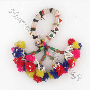 กำไลข้อมือสไตล์วินเทจ,กำไลยิปซีสไตล์ยิปซีสไตล์โบราณประดับพู่ - Product Image 4