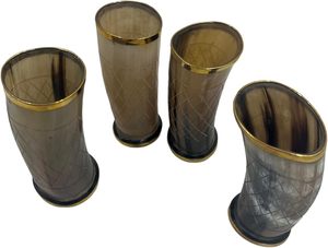 Vaso de chupito alto para shots en capas, vaso de chupito de vidrio esmerilado para cócteles, para servicio de bar de club, hecho a mano - Product Image 2