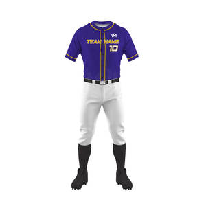 Uniforme de Béisbol Ligero y Transpirable, Ropa Deportiva Más Vendida, Uniforme de Béisbol para Venta en Línea - Product Image 1