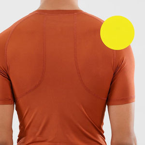 Stock Gym Fit Camiseta para hombre en diseño ajustado 100% algodón con aspecto de gran tamaño Top de entrenamiento para entrenamiento Fitness Athletic Short - Product Image 2