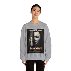 Nuova Collezione 2026: Felpa Girocollo Personalizzata con Stampa 'Halloween Horror Nights', Oversize e Pesante - Product Image 6