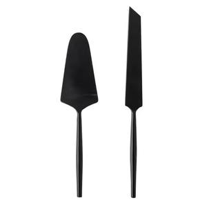 Serveur de gâteau en acier au design élégant avec poignée de créateur - Product Image 4