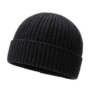 Confortable hommes bonnet casquettes couleur rayé conception Logo personnalisé fait chapeaux d'hiver 100% coton adultes unisexe bonnet casquette - Product Image 6