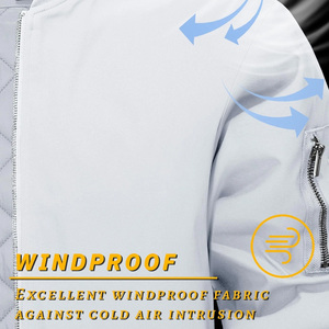Blouson aviateur imperméable pour hommes et femmes avec options de logo personnalisé Doublure épaisse et protection durable contre le froid - Product Image 6