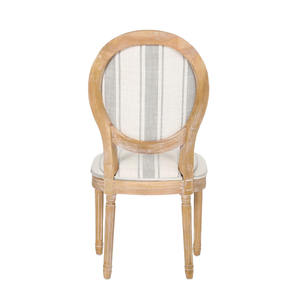 Fauteuil de salon en bois de style français rétro vintage, élégant fauteuil rembourré pour salle à manger, meubles de salon - Product Image 3