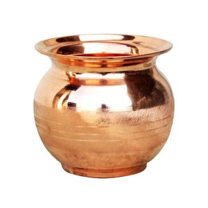 หม้อจัดเก็บน้ำทองเหลืองวินเทจทำด้วยมือออกแบบให้เป็นค้อนพร้อมด้วยงานฝีมือแบบดั้งเดิมสำหรับสวนบ้านใช้งานได้จริง - Product Image 1