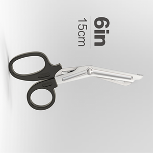 Ciseaux de traumatologie de 6 pouces 15cm en acier inoxydable revêtus de fluorure Ciseaux de pansement de premiers secours médicaux Source d'alimentation manuelle ANAAIF - Product Image 6