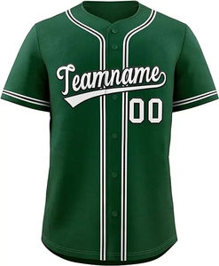 Camiseta de Béisbol de Poliéster de Alta Calidad 2026, 100% Poliéster, para Deportes, Personalizable con Nombre de Equipo, Unisex, Cuello en V, para Jóvenes - Product Image 5