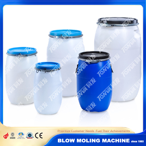 50L 60L nhựa mở Top màu xanh trống <span class=keywords><strong>HDPE</strong></span> PE hóa chất Thùng thổi đúc Máy làm - Product Image 3