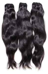 Mechones de pelo weft, máquina de pelo indio, cabello NATURAL sin caída, sin enredos, HAMAN puro - Product Image 4