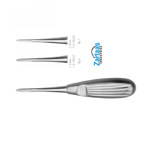 ELEVADORES DE RAÍCES dentales de acero inoxidable de alta calidad HYLIN (Fig 1-2) Fabricante y exportador de Instrumentos dentales - Product Image 1