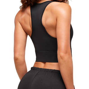 Camisetas sin mangas hechas a medida para mujer para entrenamientos de gimnasio, ropa deportiva de verano, camiseta de entrenamiento - Product Image 2