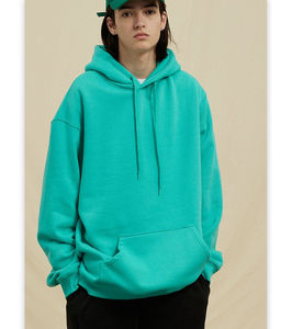 Sudadera con Capucha Unisex de Forro Polar 100% Algodón, 380g, para Invierno, Corte Regular, Lisa, Impresión Digital, Venta al Por Mayor - Product Image 5