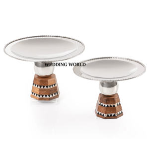 Ensemble de deux plateaux à chocolat de qualité supérieure, plateau à chocolat design fait main, plateau à chocolat de luxe en vente - Product Image 1